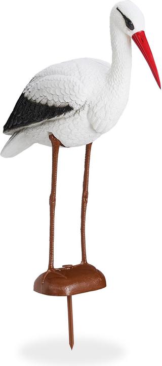 Actual product image Relaxdays Garden figure stork