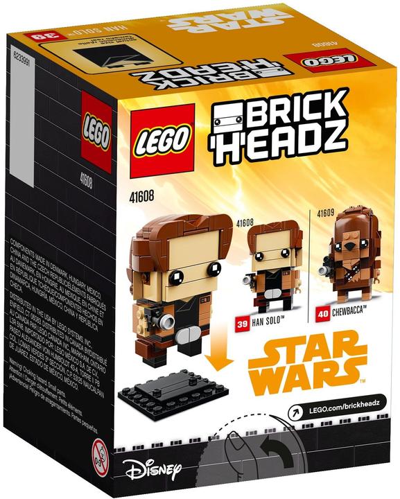 Produktbild LEGO Han Solo (41608, LEGO Brickheadz)