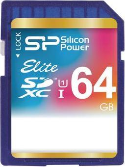 Immagine prodotto Silicon Power Elite UHS-I 64GB SDXC 85/10 MBs SP064GBSDHAU1V10 (64 GB, SDXC, U1, UHS-I)