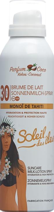 Image du produit Soleil des Îles brume lactée IP30 coco spray (Spray solaire, SPF 30, 150 ml, 198 g)