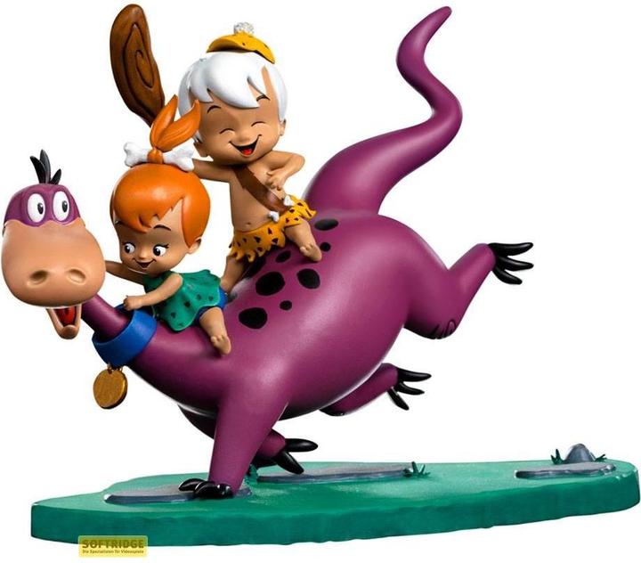 Actual product image Iron Studios LES PIERRAFEU - Dino, Pépite et Bam-Bam - Statuette ArtScale 1/10 13cm