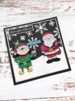Produktbild Craft Buddy Crystal Art A6 Stamp "Santa's Little Helper"