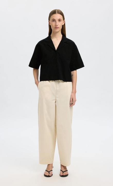 Image du produit Selected Femme Kurzarm Crop-Bluse (38)