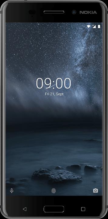 Nokia 6 (32 GB, Matte Black, 5.50", Hybrid Dual SIM, 16 Mpx, 4G)