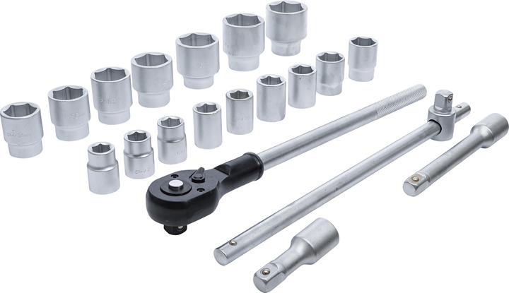 Immagine prodotto BGS Set di bussole con attacco da 20 mm (3/4") | 19-50 mm | 20 pezzi. (20 mm)