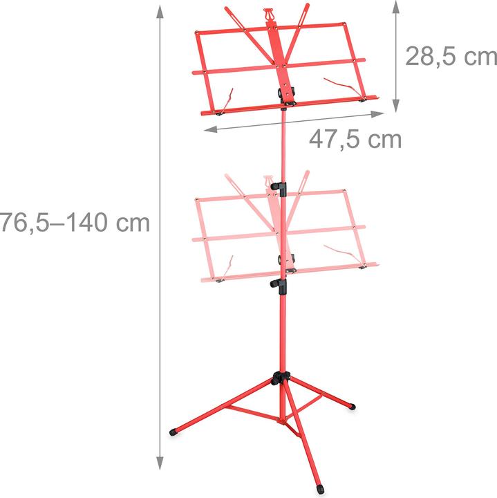 Actual product image Relaxdays Music stand