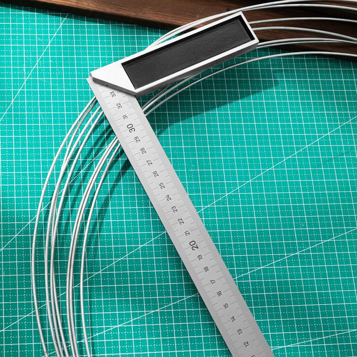 Actual product image Deli Tools Steel Angle Ruler EDL302350, 350mm (350 mm)