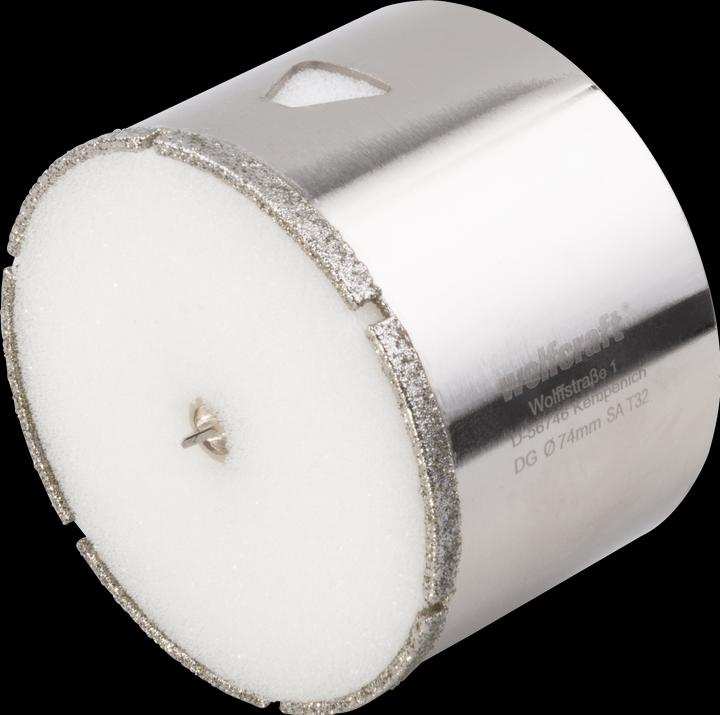 Image du produit wolfcraft Scie cloche diamantée Céramique Ø 74mm (74 millimètres)