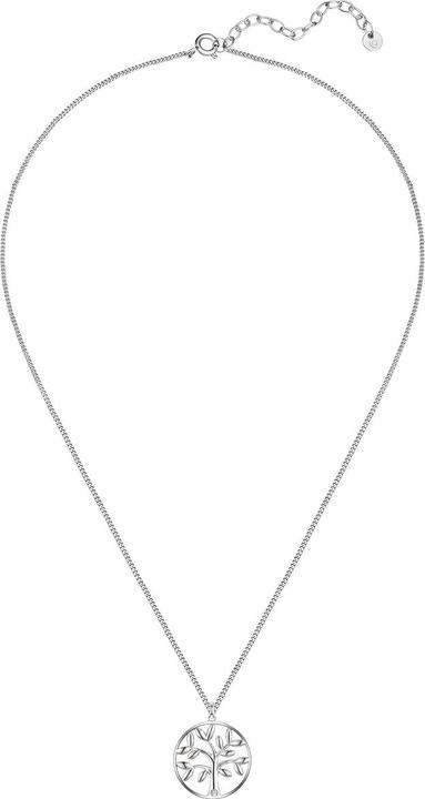 Immagine prodotto Glanzstücke München Donna Albero della Vita in argento sterling con diamanti coltivati in laboratorio Catena base da (Argento, 40 - 45 cm)