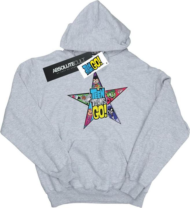 Image du produit - Sweat à capuche TEEN TITANS GO STAR LOGO - Garçon (116)