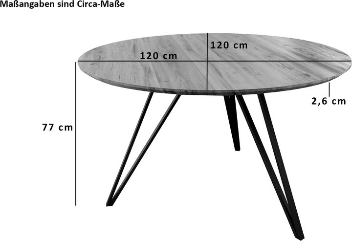 Image du produit SAM Insa (120 x 120 x 77 cm)