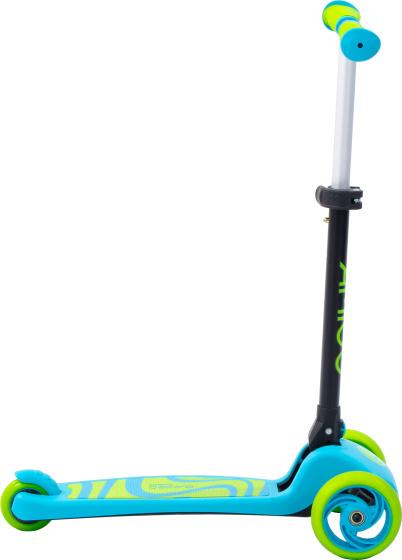 Produktbild Amigo Twister faltbarer 3-Rad-Kinderroller mit Fussbremse blau/lime