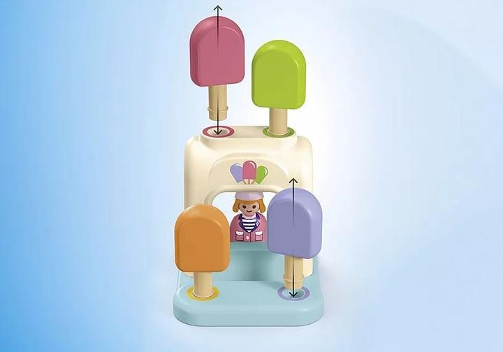 Image du produit Playmobil 1.2.3 : Tour d'expérience avec stand de glace (71703, Playmobil 1.2.3)