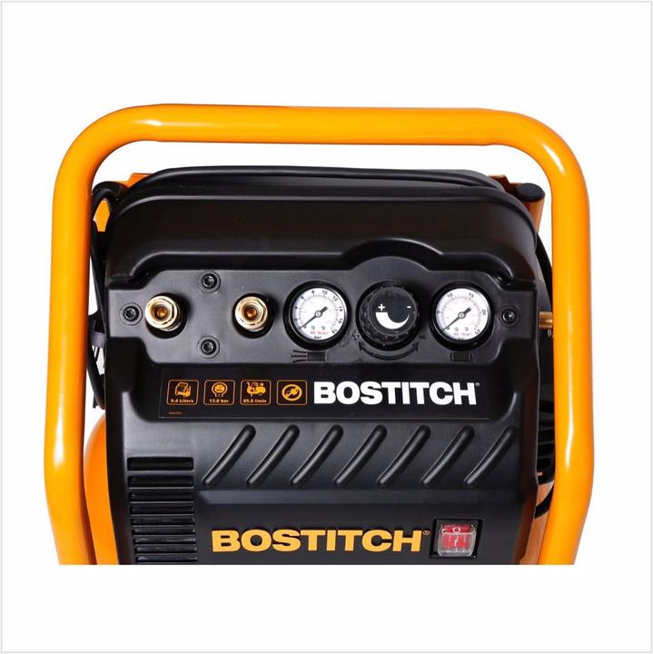 Actual product image Bostitch RC10SQ-E Construction site compressor 9.4 liters / 1.5 hp / 13.78 bar / 230 V extremely quiet (13.78 bar, 9.40 l)