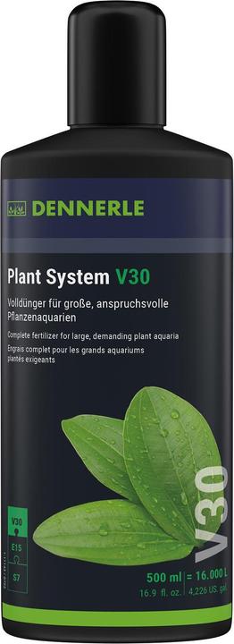 Actual product image Dennerle Plant System V30 Complete Fertiliser, 500ml (Aquarium water care)