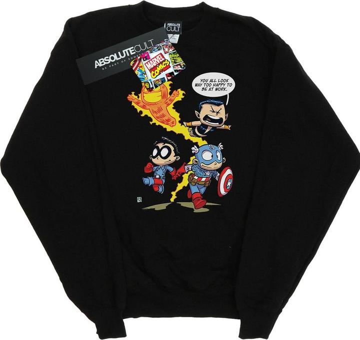 Avengers Invaders Cartoon Sweatshirt (M)