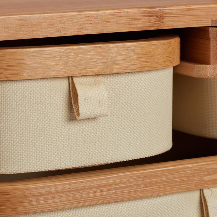 Image du produit Relaxdays Mini commode en bambou