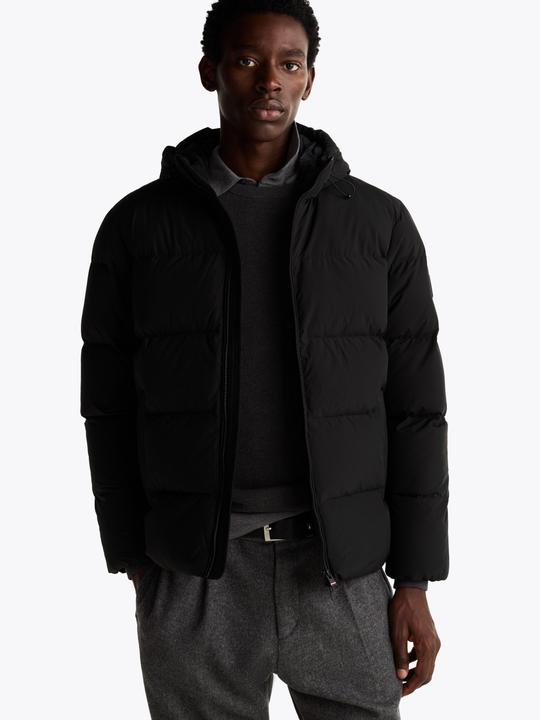 Immagine prodotto Tommy Hilfiger Dons Jas Hooded Heren Puffer - Zwart - Maat L (L)