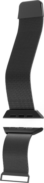 Produktbild Puro Milanese Magnetic Band - Pasek ze stali nierdzewnej do Apple Watch 42/44/45/49 mm (czarny) (49 mm, 42 mm, 44 mm, 45 mm, Stainless Steel)