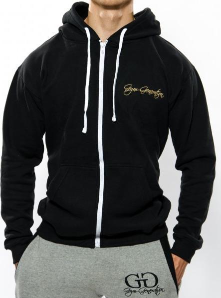 Produktbild Gym Generation Warriors ZIP Hoodie BLACK (S)
