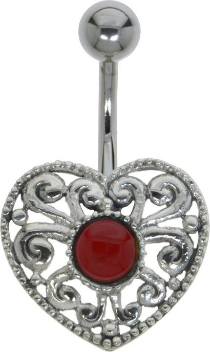 Produktbild Bijouteria Bauchpiercing (Chirurgenstahl 316L, Silber 925, Schmuckstein)