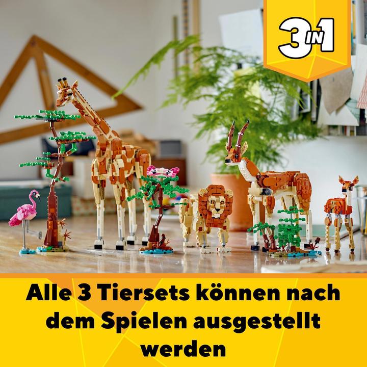 Produktbild LEGO Tiersafari (31150, LEGO Creator 3-in-1)