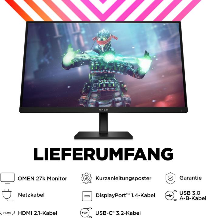 Produktbild HP Omen 27k (3840 x 2160 Pixel, 27")