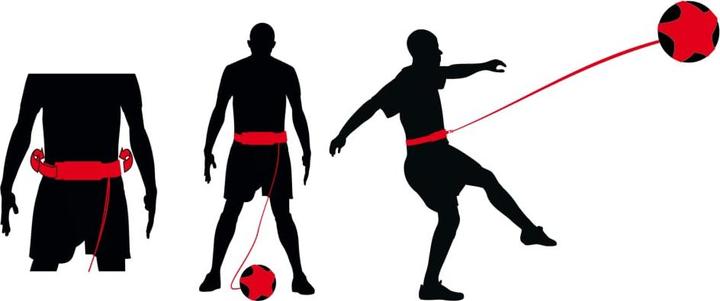 Produktbild Avento Gürtel zum Training von Fussballfähigkeiten 75BC Schwarz