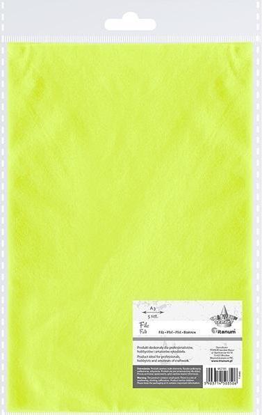 Image du produit Titanum Feutre A3 citron vert 5 pcs