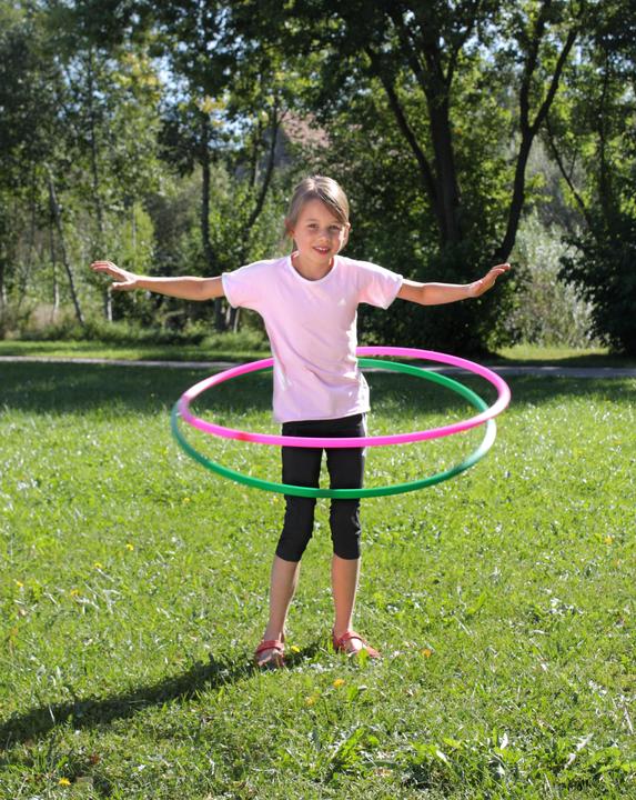 Produktbild Betzold Hula-Hoop Reifen Regenbogen-Set, 6 Stück (80 cm, 170 g)