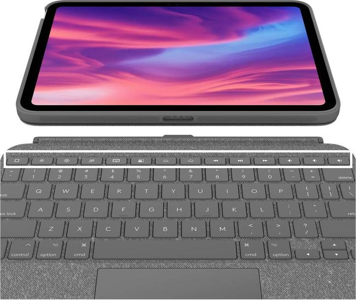 Image du produit Logitech Combo Touch Pour Ipad (10th Gen) (DE, iPad 2022 (10e génération))