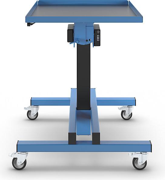Actual product image eurokraft pro Material stand, electric, platform LxW 800 x 600 mm, with tray. (60 cm, 80 cm)