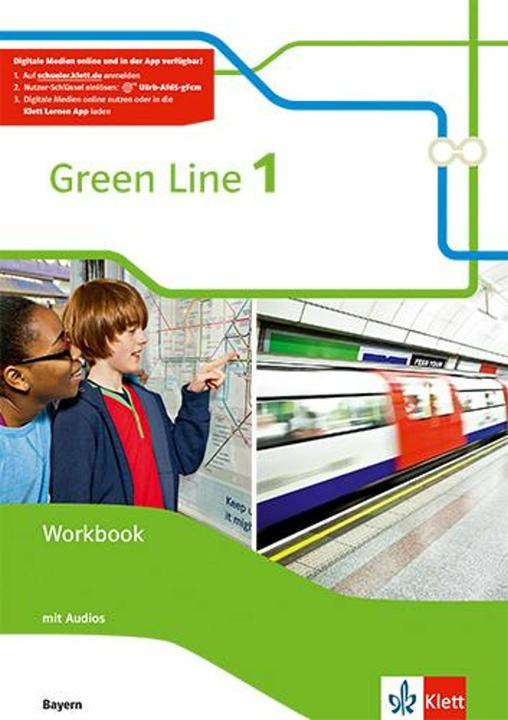 Image du produit Green Line 1. Workbook mit Audio CD. Neue Ausgabe. Bayern (Allemand, Anglais, Paul/Funk, Vallée de la Géraldine, Wolfgang/Greenhalgh, Dennis, 2016)