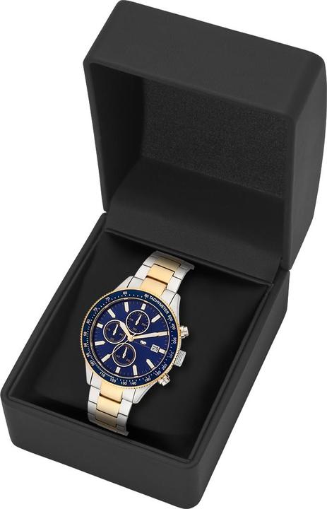 Produktbild Herren Chronograph Karthago II Edelstahl silber/gelbgold - 23556 (Chronograph, 43 mm)