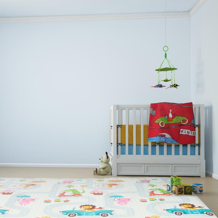 Actual product image Relaxdays Play mat with animals (195 x 175 x 1.5 cm)