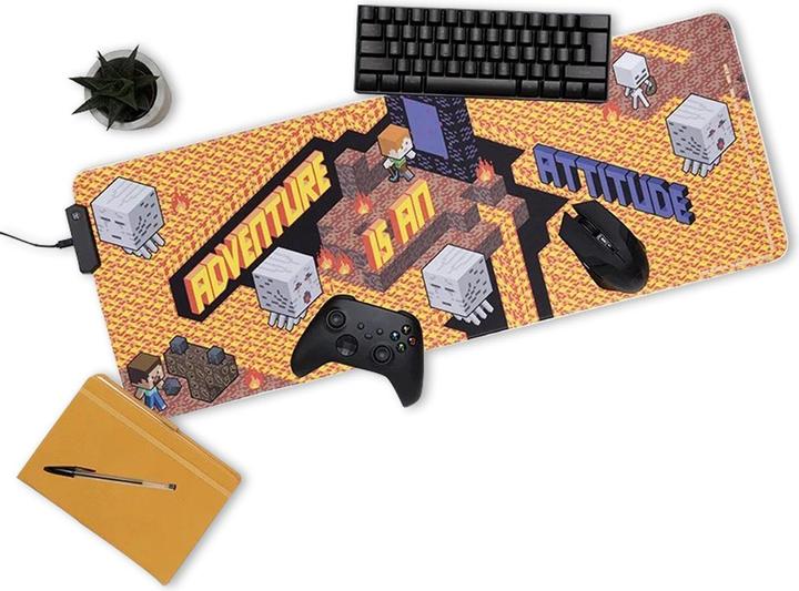 Actual product image Paladone Products Minecraft - Tapis de souris RGB