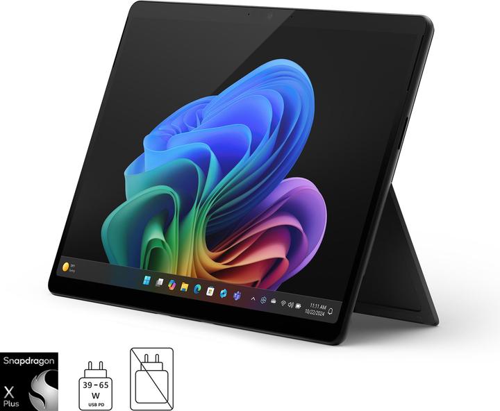 Image du produit Microsoft Surface Pro - Copilot+ PC (adaptateur secteur vendu séparément) - 11e édition (13", Snapdragon X Plus X1P-64-100, 16 Go, 512 Go, Sans disposition de clavier)