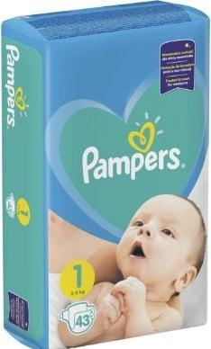 Produktbild Pampers Windeln Newborn Gr.1 (Gr. 1, Tragepack, 43 Stück)