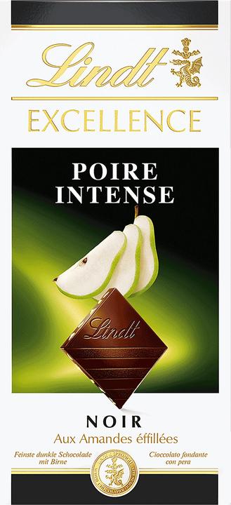 Immagine prodotto Lindt Tavoletta di cioccolato fondente Excellence alla pera (100 g)