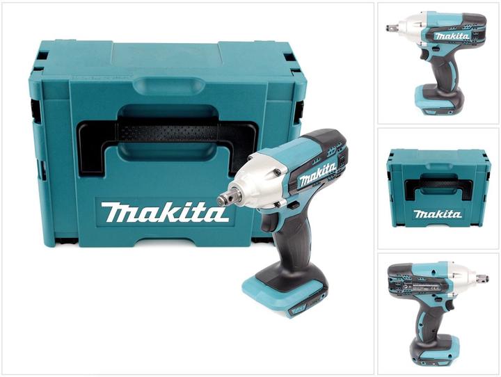 Actual product image Makita DTW 190 ZJ Battery impact wrench 18V 190 Nm Solo in Makpac - without battery and charger (Rechargeable battery operated)