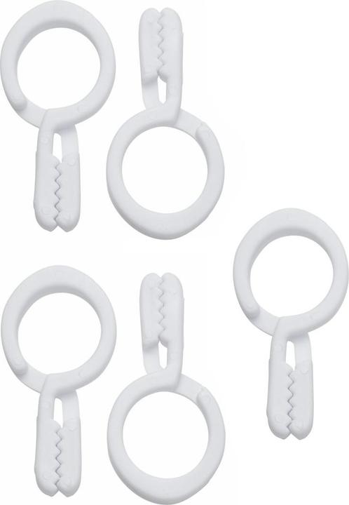 Produktbild Diaqua Haken Clip weiss 5St 40x24mm