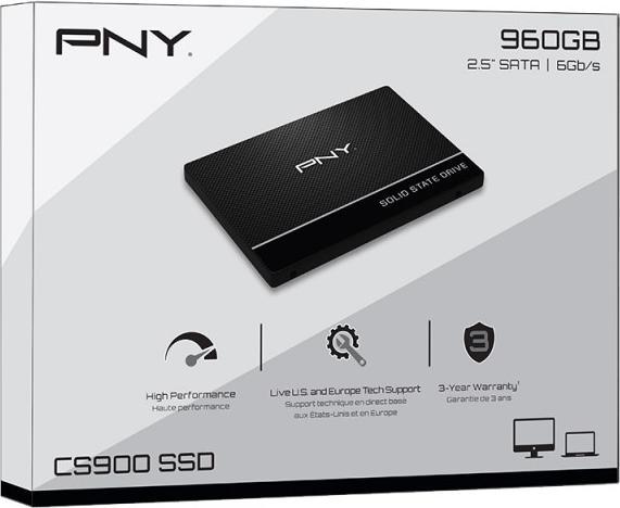 Actual product image PNY Cs900 (960 GB, 2.5")