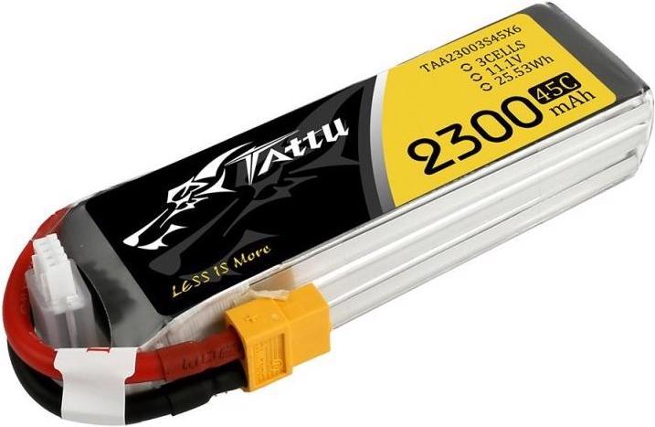 Actual product image Tattu RC Battery LiPo 2300 mAh 11.1 V 45C (11.10 V, 2300 mAh)