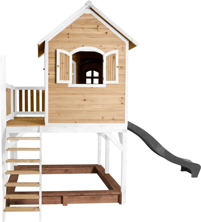 Actual product image Axi Liam Playhouse Brown/White - Grey Slide
