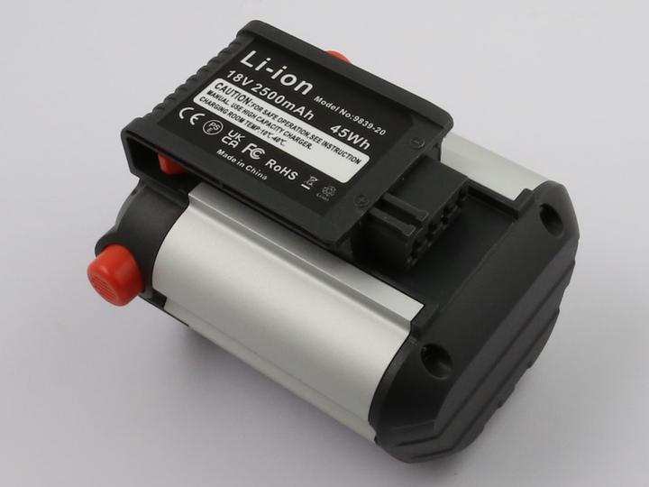 Produktbild AccuCell Akku passend für Gardena HeartBeat System 18V, Li-ion, 18V, 2500mAh, 45Wh (18 V)