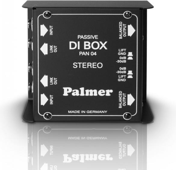 Immagine prodotto Palmer Audio DI Box passiva a 2 canali Pro PAN (Scatola DI)