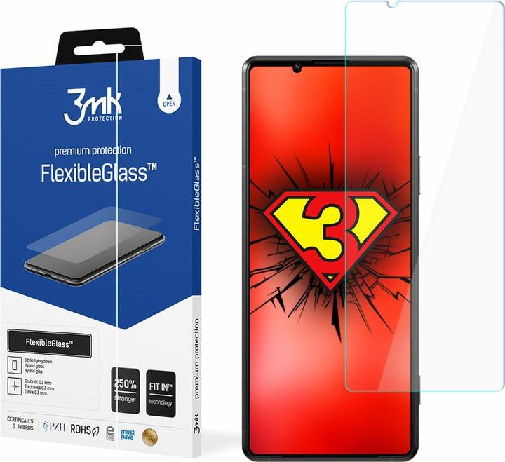 Produktbild 3MK FlexibleGlass Sony Xperia Pro I 5G Hibridin-Stiklas (1 Stück, Sony Xperia Pro)