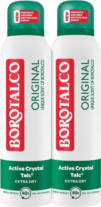 Image du produit Borotalco Déodorant original en spray (2 x 150ml) (Spray, 300 ml)