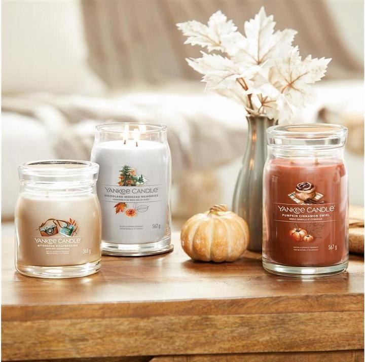 Image du produit Yankee Candle Bougie parfumée Pumpkin Cinnamon Swirl Signature Filled Votive