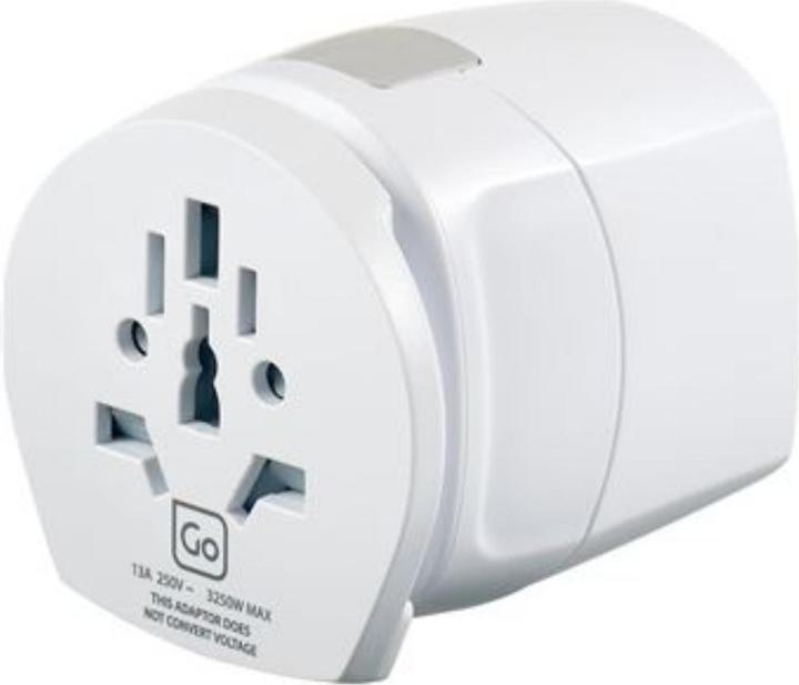 Actual product image Go Travel Worldwide Adaptor Earthed